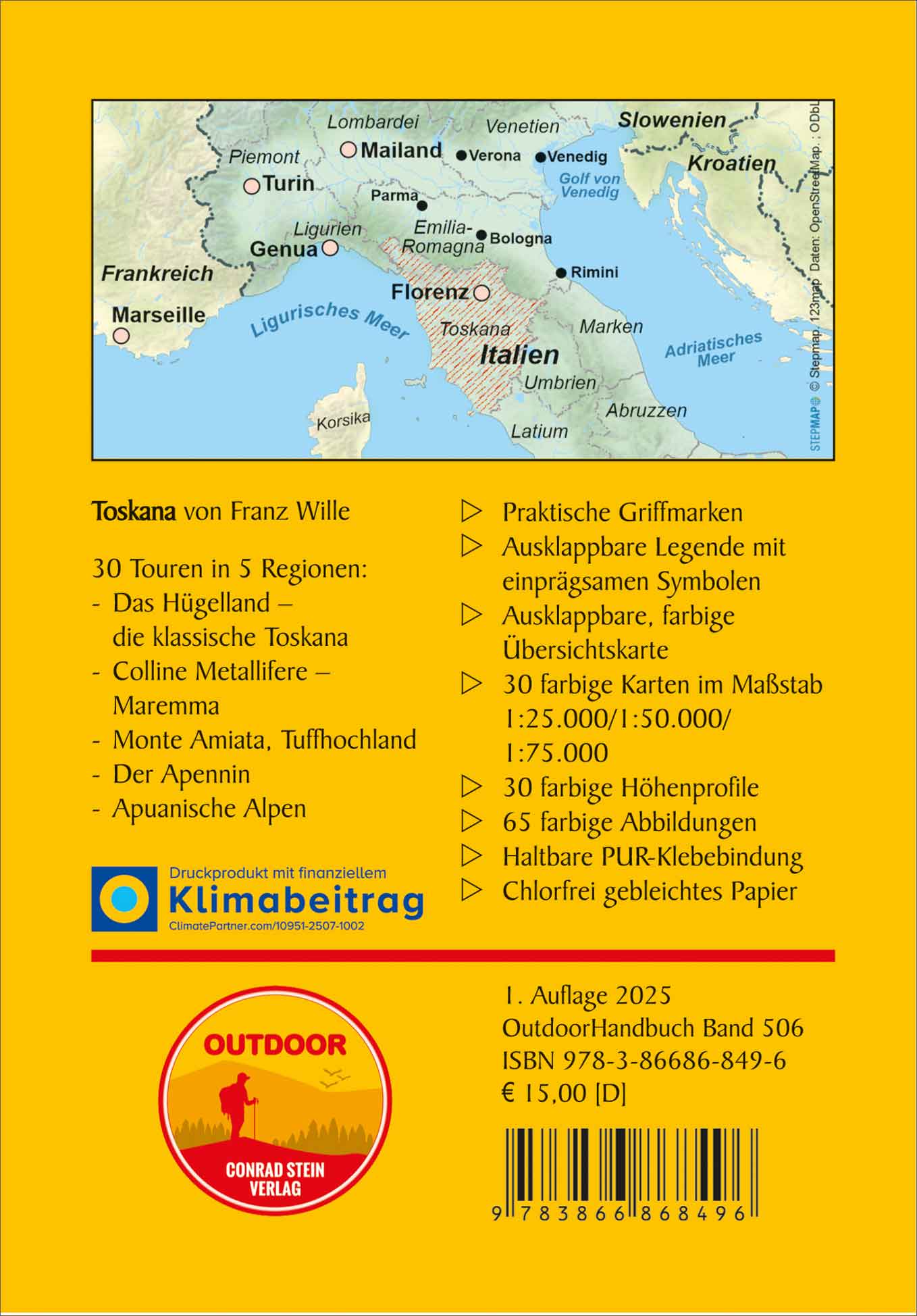 Wandelgids Toskana - 30 Touren (506) 1.A 2025