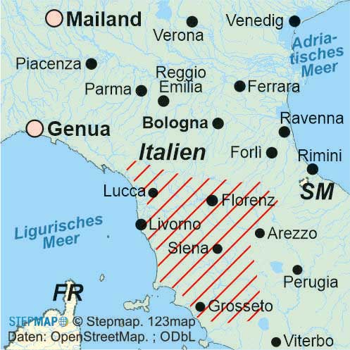 Wandelgids Toskana - 30 Touren (506) 1.A 2025