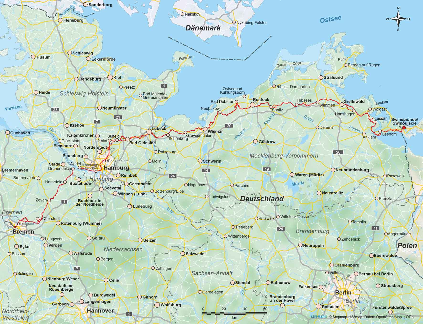 Wandelgids Duitsland: Jakobsweg Via Baltica (262) 5.A 2025