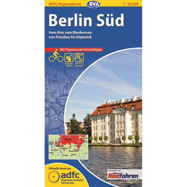BVA-ADFC Regionalkarte Berlin SÃ¼d 1:50.000 (2014)
