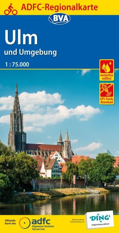 BVA Regionalkarte Ulm und Umgebung 1:75.000 (5.A 2018)