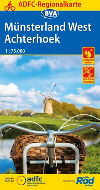 Fietskaart BVA-ADFC Regionalkarte Achterhoek / MÃ¼nsterland West  1:75.000 (1.A 2018)