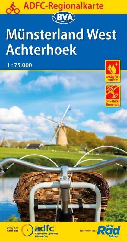 Fietskaart BVA-ADFC Regionalkarte Achterhoek / Münsterland West  1:75.000 (1.A 2018)