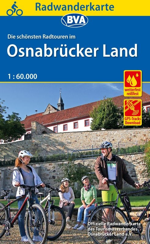 Fietskaart BVA-ADFC Radwanderkarte OsnabrÃ¼ckerland 1:60.000 (6.A 2018)