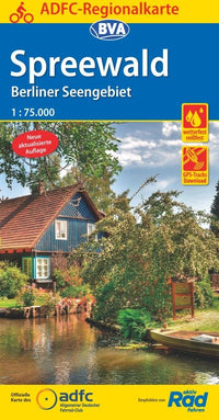 BVA-ADFC Regionalkarte Spreewald/Berliner Seengebiet 1:75.000 4.A 2019