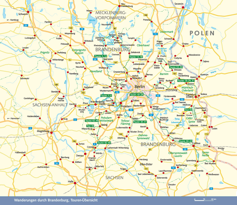 Wanderungen durch Brandenburg - 55 Touren durch das ganze Land 4.A 2015