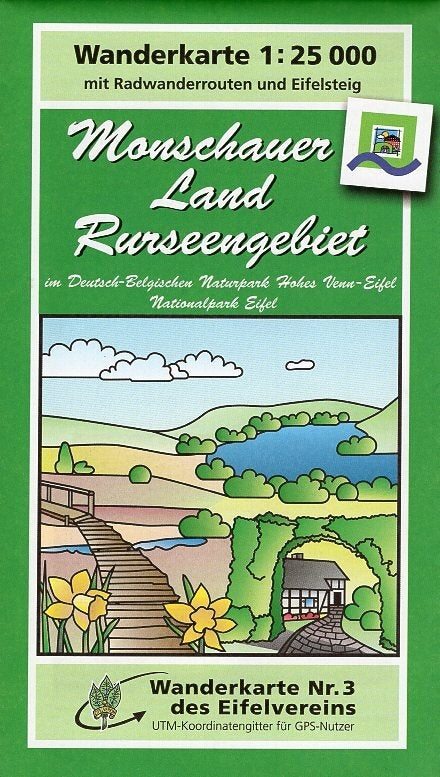 Wandelkaart Monschauer Land Rurseengebiet 1:25.000 (3)