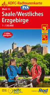 Fietskaart ADFC Radtourenkarte 13 Saale - Westliches Erzgebirge 1:150.000