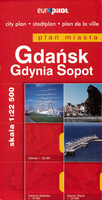 Stadsplattegrond Gdańsk/Gdynia Sopot 1:22.500