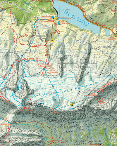 Wandelkaart Dolomiten Blad 07 Alta Badia/Arabba-Marmolada 1:25.000 (GPS) 2017