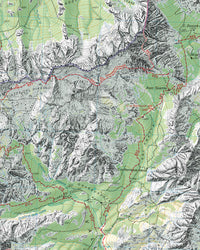 Wandelkaart Tabacco Alpi Feltrine Le Vètte - Cimònega