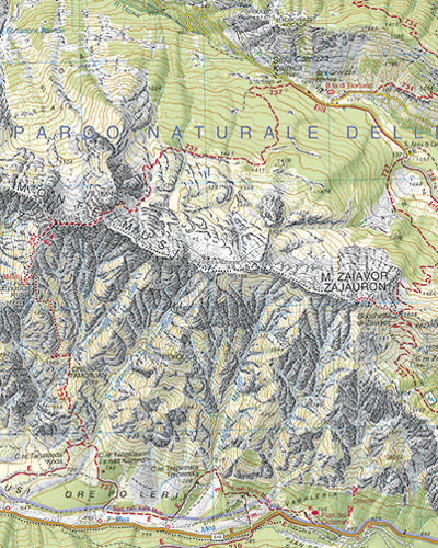 Wandelkaart Julische Alpen Blad 026 - Prealpi Giulie Valli del Torre (GPS)