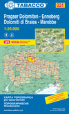 Wandelkaart Dolomiten Blad 031 - Pragser Dolomiten - Enneberg/ Dolomiti di Braies - Marebbe (GPS)