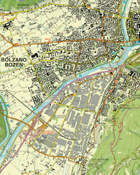 Wandelkaart Dolomiten Blad 034 - Bozen-Ritten-Salten / Bolzano-Renon-Salto (GPS)
