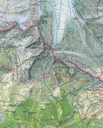 Wandelkaart Dolomiten Blad 037 - Pfunderer Berge-Hochfeiler / Monti di Fundres-Gran Pilastro (GPS)