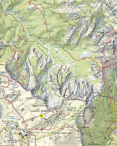 Wandelkaart Tabacco Blad 059 Monti Lessini/Lessinia  (GPS)