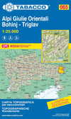 Wandel- fietskaart Alpi Giulie Orientali Bohinj - Triglav  Blad 065 / 1:25.000 (GPS)