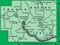 Hiking map Italian Alps Sheet 4 - Monte Bianco 1:50,000
