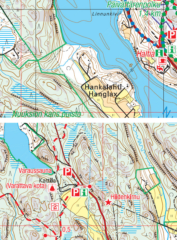 Outdoor Map Nuuksio Luukki 1:20.000 (2016)