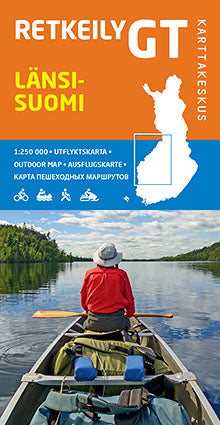 Outdoor Map GT LÃ¤nsi-Suomi (West Finland) 1:250.000