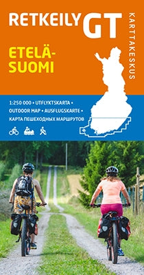 Outdoor Map GT EtelÃ¤-Suomi (Zuid Finland) 1:250.000