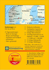 Wanderführer Fjordnorwegen 25 Touren (306) 2.A 2025