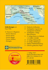 Wandelgids Emilia-Romagna 31 Tageswanderungen (499)