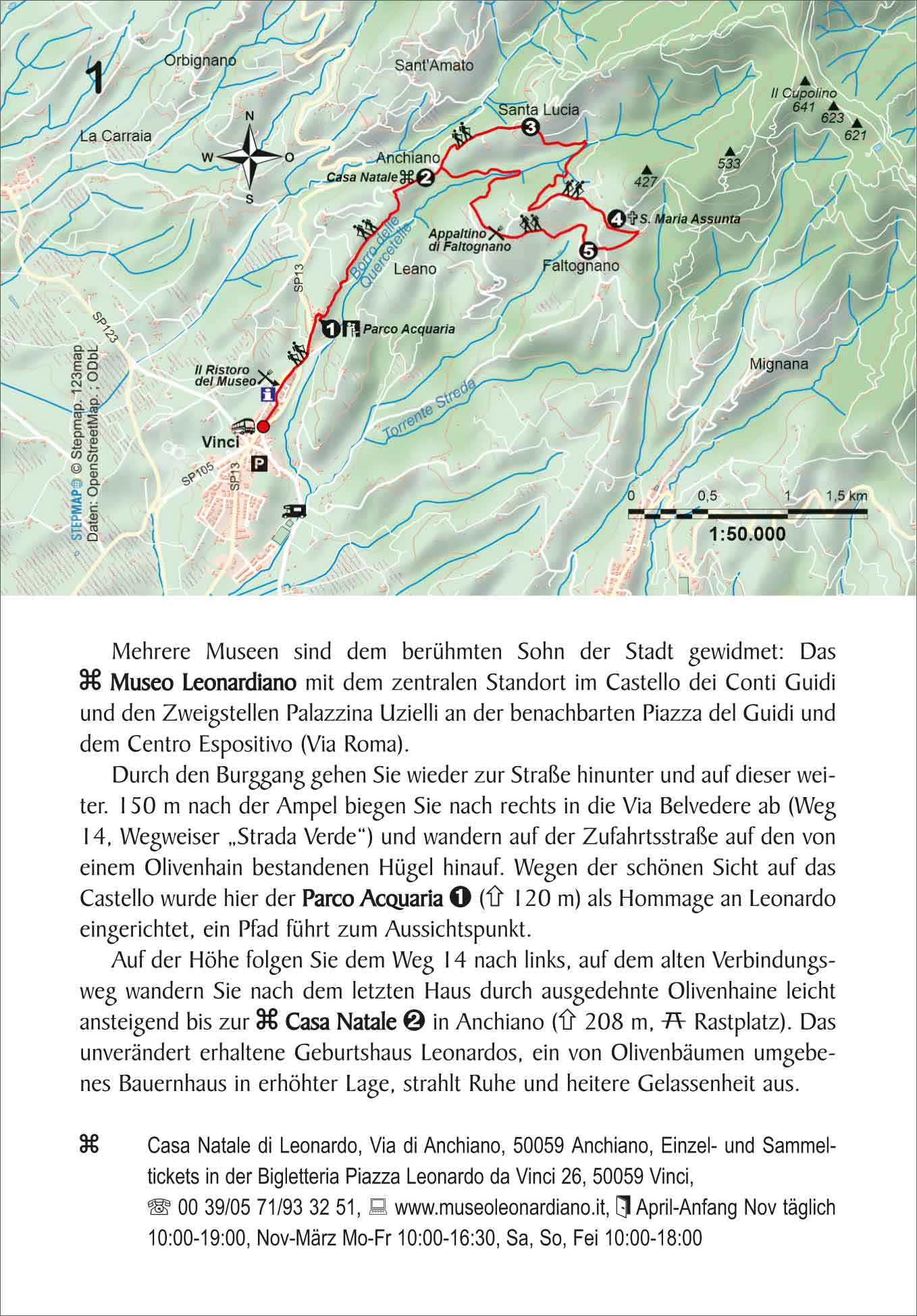 Wandelgids Toskana - 30 Touren (506) 1.A 2025