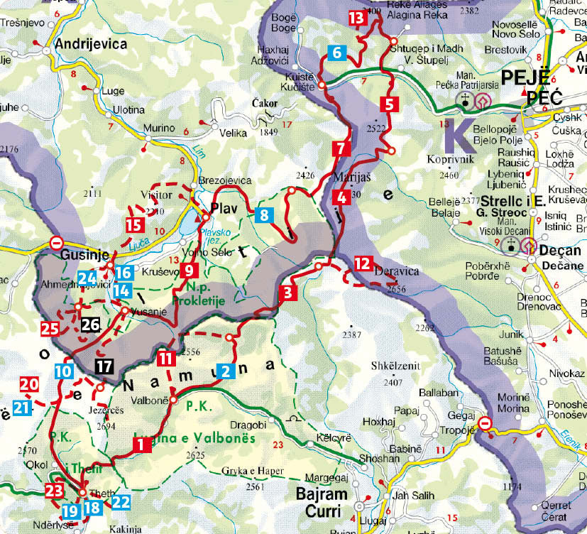 Wandelgids Peaks of the Balkans