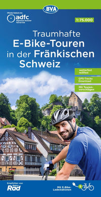 BVA-ADFC Traumhafte E-Bike-Touren in der Fränkischen Schweiz 1:75.000