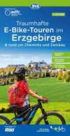ADFC-Regionalkarte E-Bike Touren im Erzgebirge und rund um Chemnitz 1:75.000