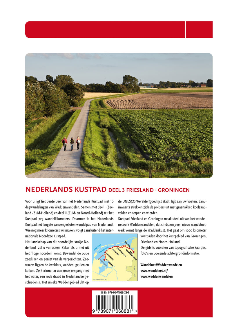 LAW-Gids 5-3 Nederlands Kustpad Deel 3 Friesland - Groningen / HERDRUK