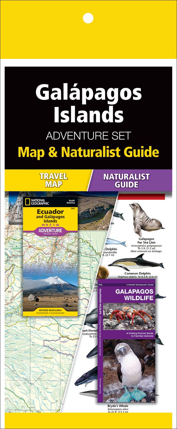 Galápagos Islands Adventure Set (Map & Naturalist Guide)