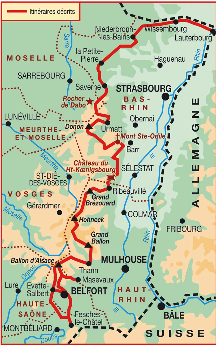 GR502 TRAVERSÉE DU MASSIF DES VOSGES