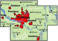 BVA/ADFC Regionalkarte Hamburg und Umgebung 1:75.000 (7.A 2024)