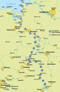 Die 29 schönsten E-Bike-Touren auf dem Weser Radweg