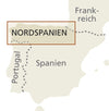 Wegenkaart Northern Spain / Nordspanien/Jakobsweg 1:350.000 9.A 2018
