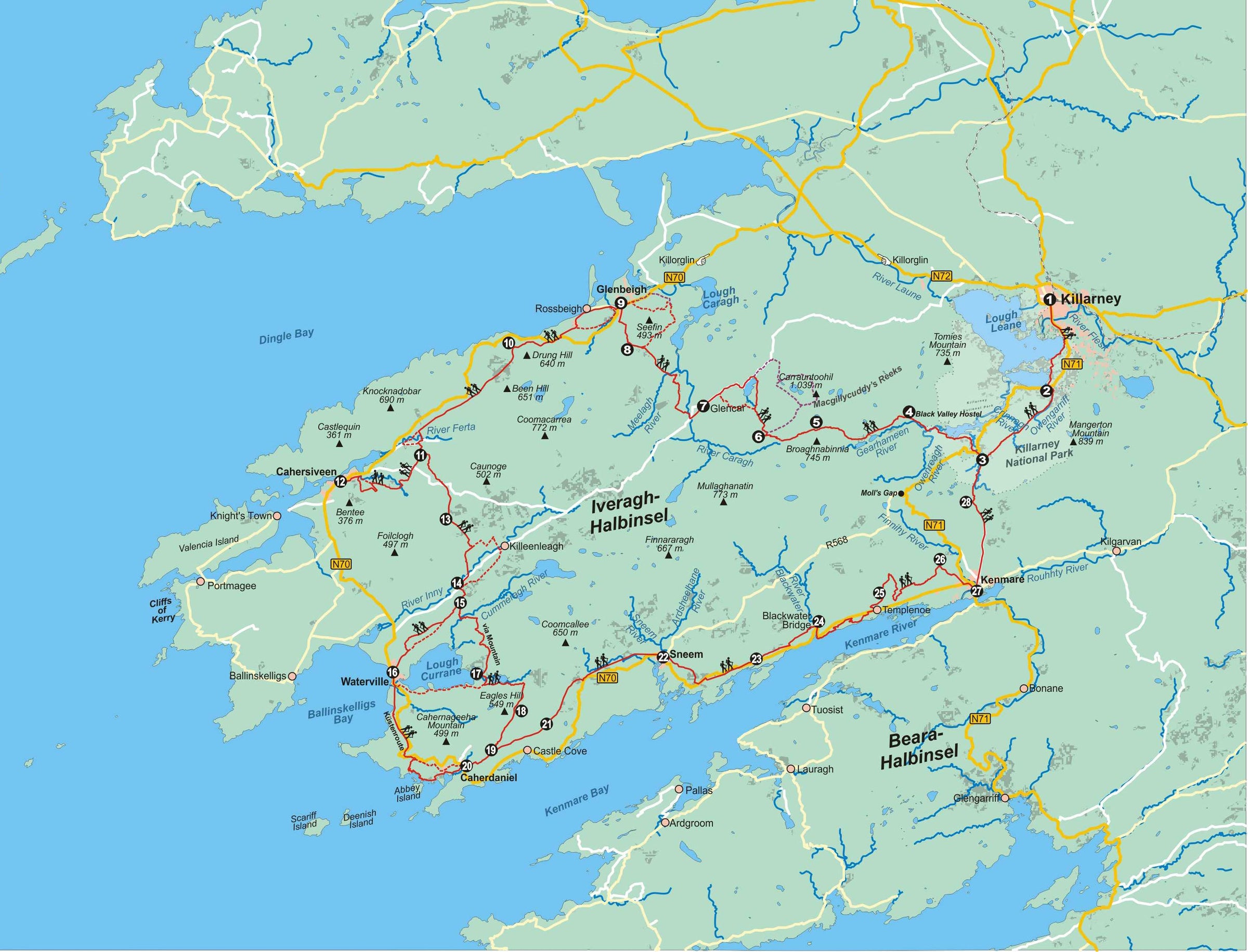 Wandelgids Irland: Kerry Way (62) 4.A 2017