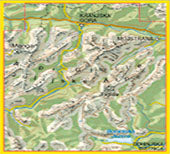 Wandel- fietskaart Alpi Giulie Orientali Bohinj - Triglav  Blad 065 / 1:25.000 (GPS)