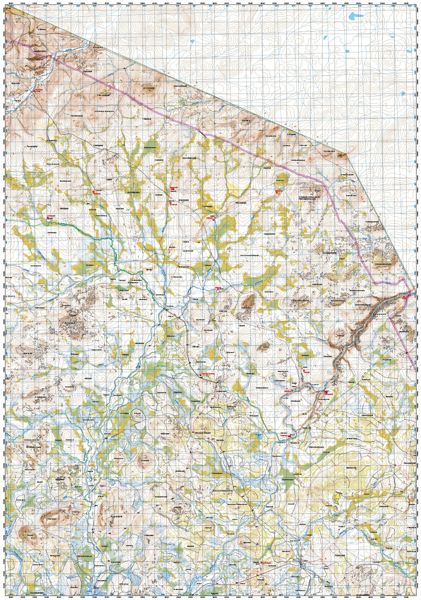 Topokartat Itäkaira Kemihaara Lokka 1:50.000