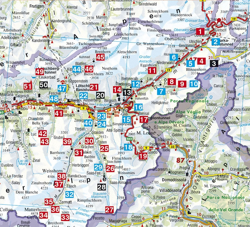 Rother Wanderführer Upper Valais - 53 Tours (8.A 2020)
