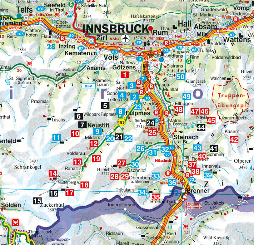 Rother Wanderführer Stubai-Wipptal - 50 Touren  (5.A 2014)