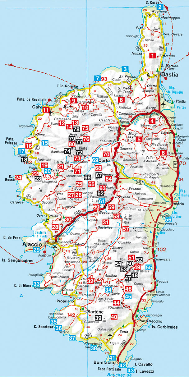 Rother Wanderführer Korsika 80 Touren (14.A 2016)
