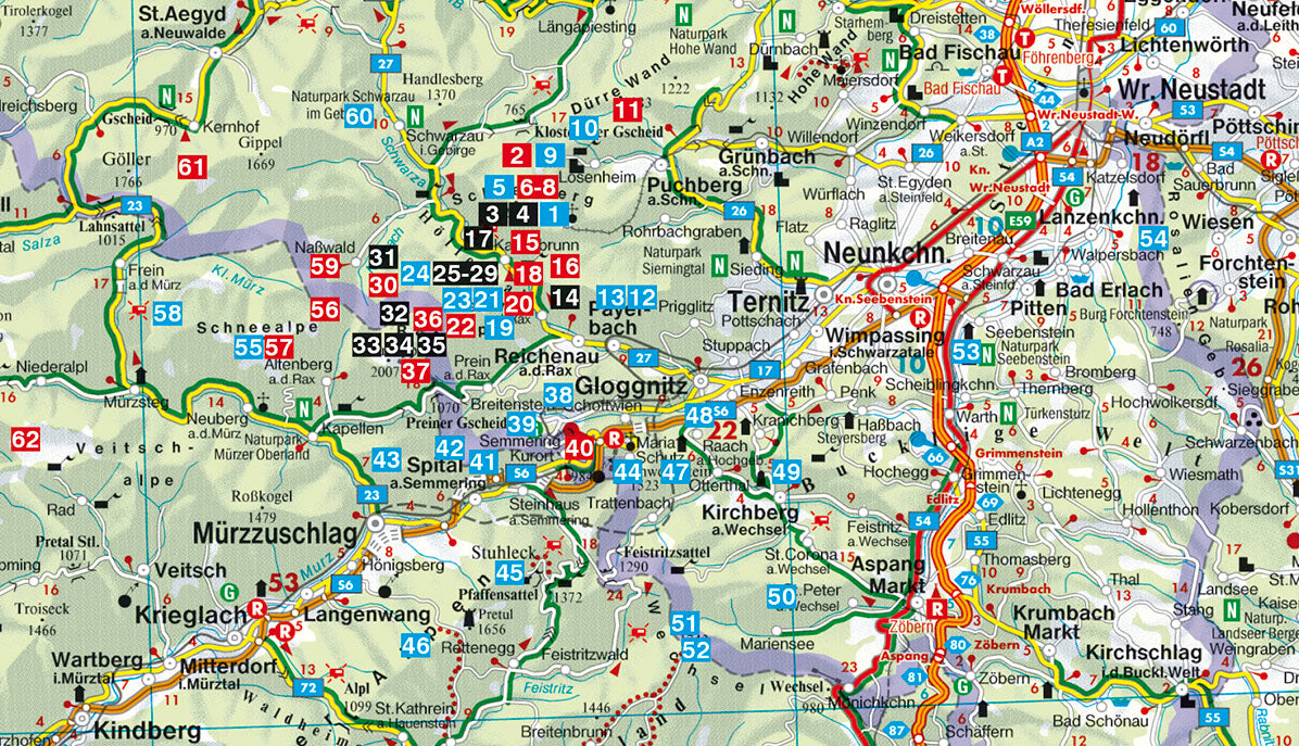 Rother Wanderführer Wiener Hausberge Süd 62 Touren