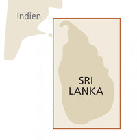 Wegenkaart Sri Lanka 1:500.000 8.A 2019
