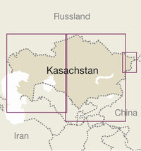 Landkaart Kasachstan 1:2m  5.A 2019