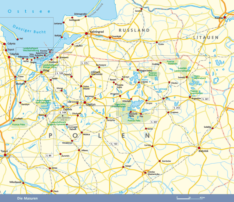 Reisgids Masuren - Mit Marienburg, Danzig und Thorn 12.A 2024
