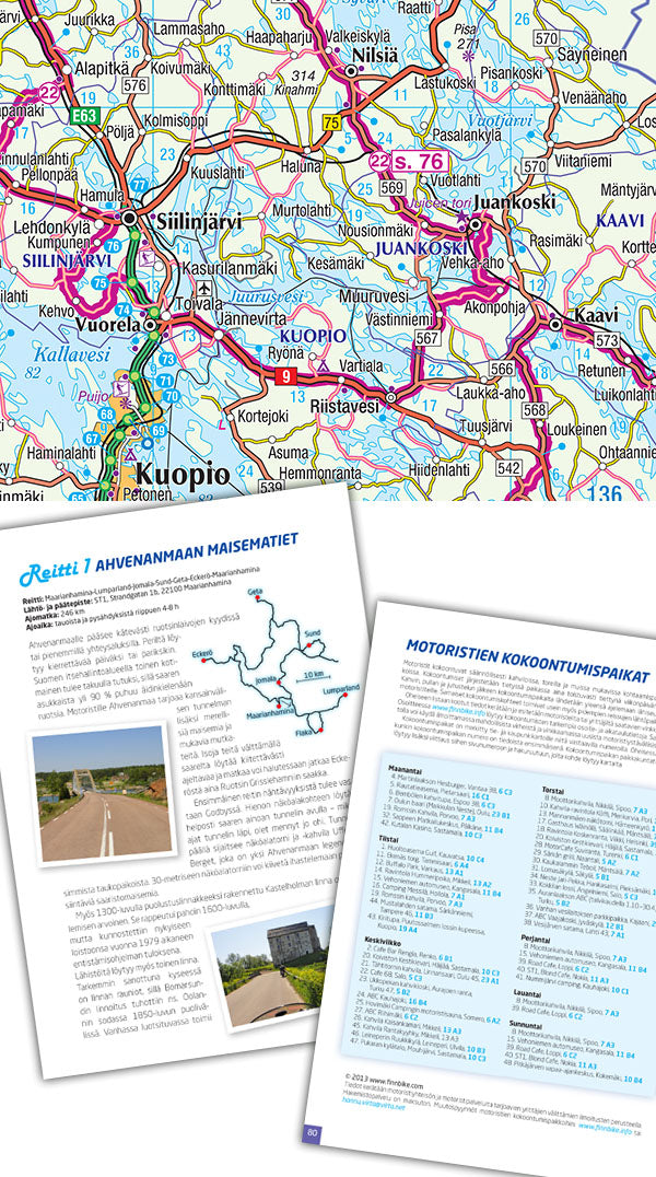 Road Atlas Finland 1:650.000 / 1:800.000 2014 (ringband)
