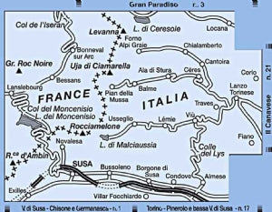 Wandelkaart Italiaanse Alpen Blad 2 - Valli di Lanzo E Moncenisio 1:50.000