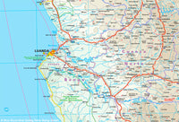 Landkaart Angola 1:1.4m 2.A 2016